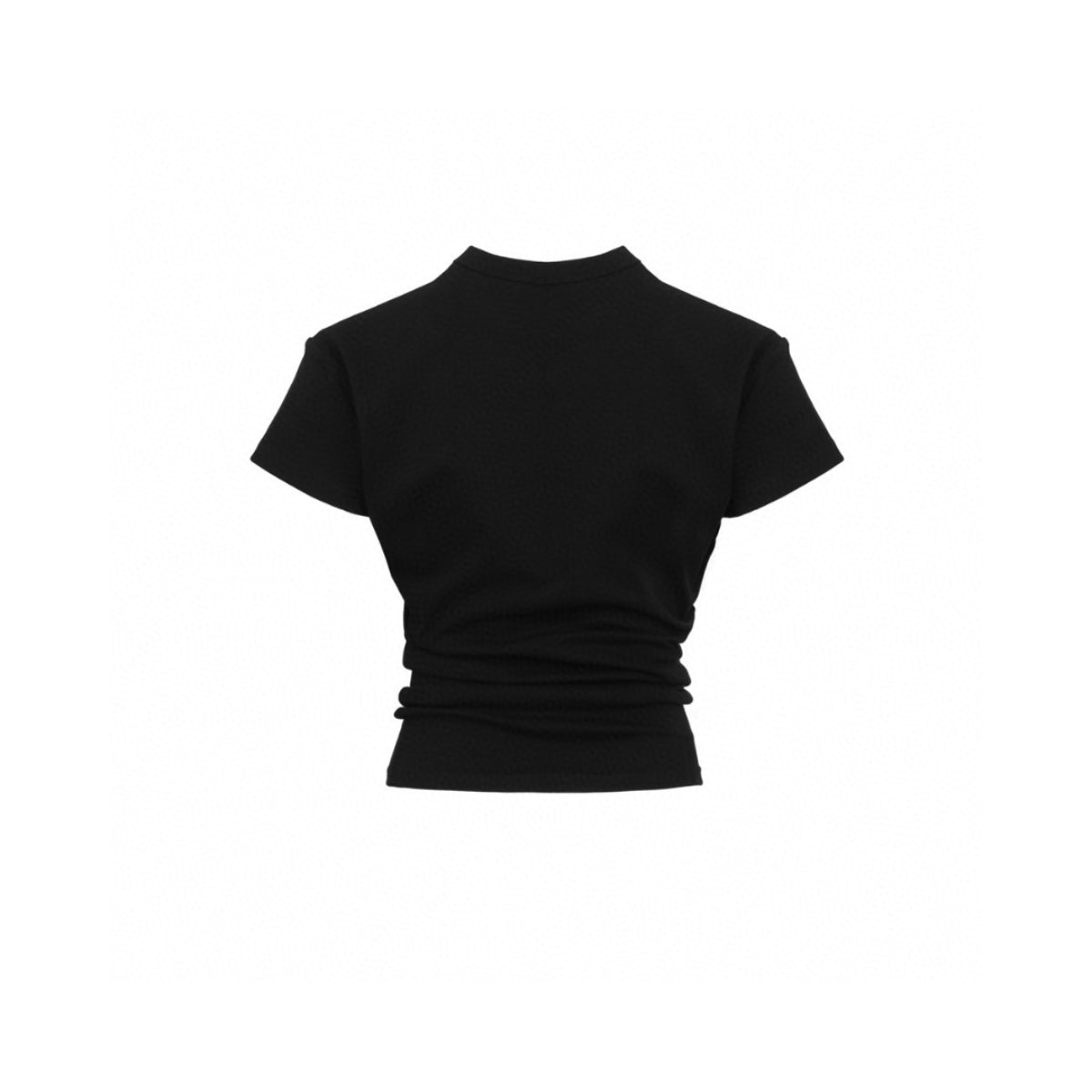 Ann Andelman Small Logo Stacking Slim Tee Black