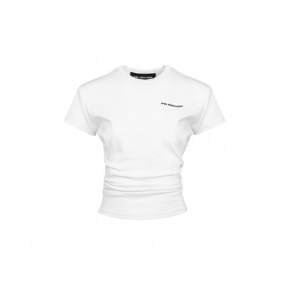 Ann Andelman Small Logo Stacking Slim Tee White