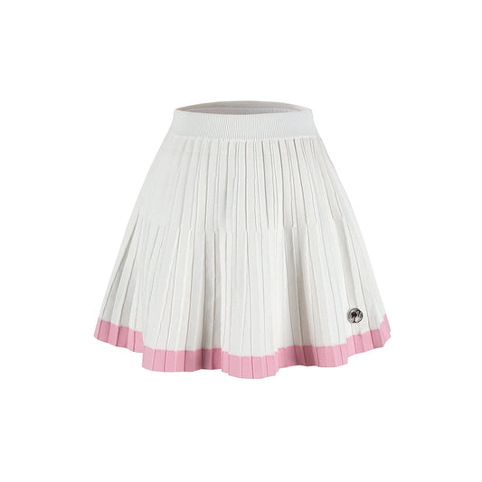 Weird Market X Barbie Pleated Tennis Skirt White