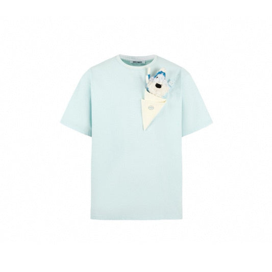 13De Marzo Plush Ice Cream Toy T-Shirt Blue