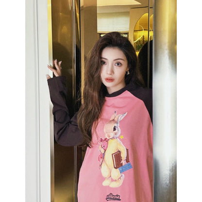 Alexia Sandra Big Rabbit Raglan L/S Tee Brown