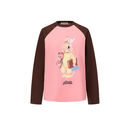 Alexia Sandra Big Rabbit Raglan L/S Tee Brown