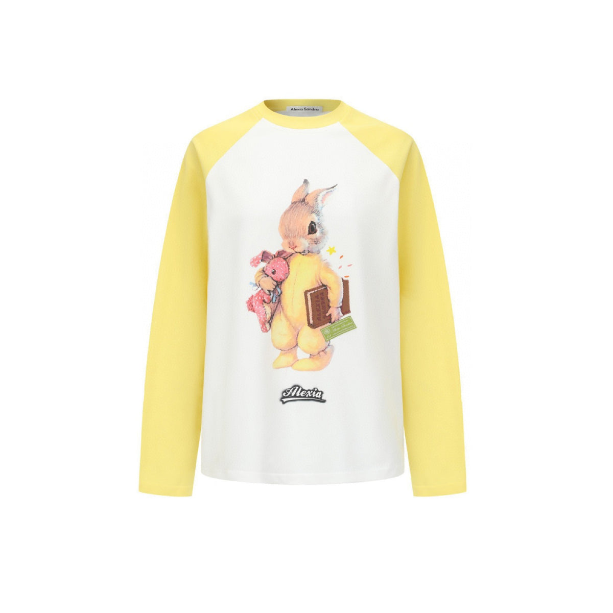 Alexia Sandra Big Rabbit Raglan L/S Tee Yellow