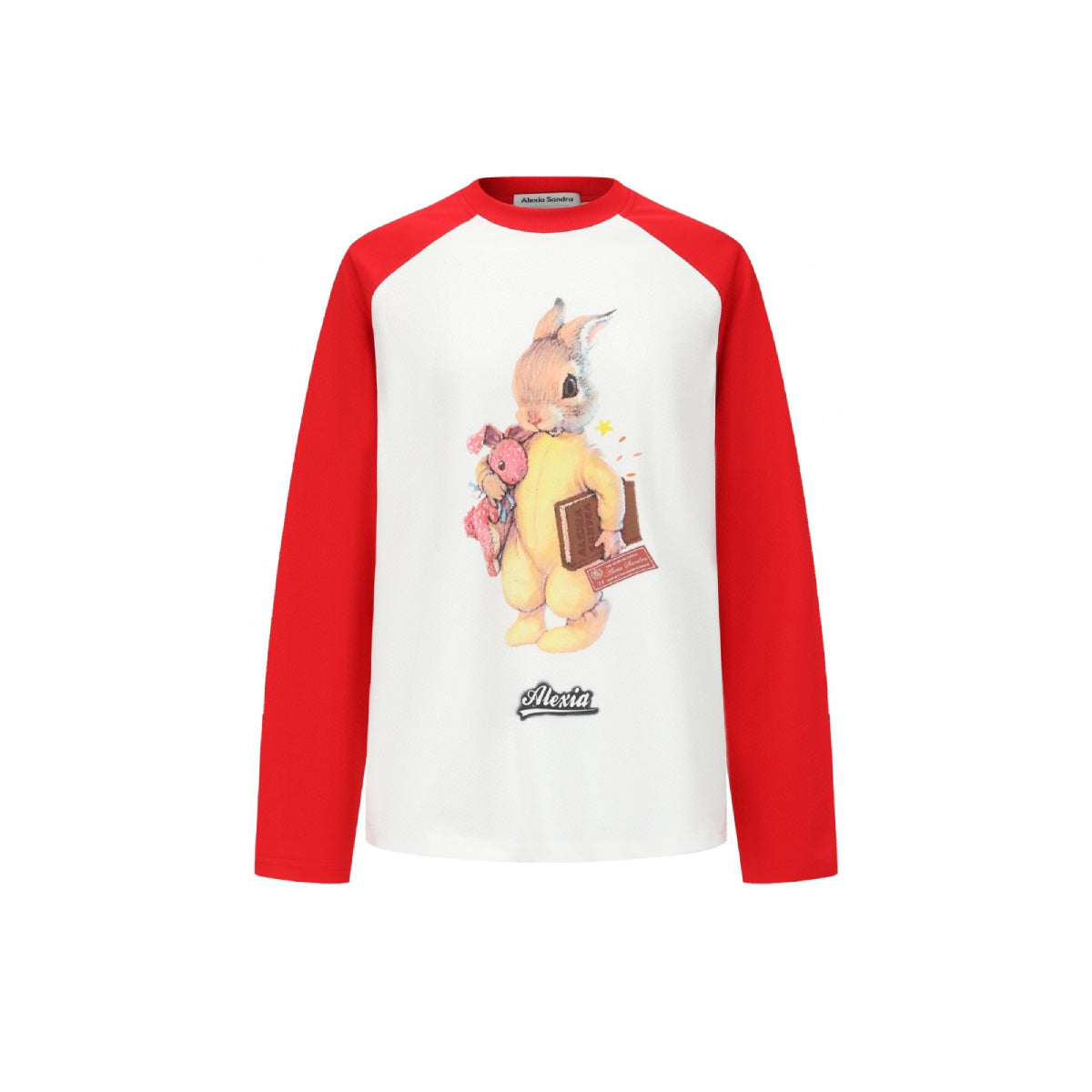 Alexia Sandra Big Rabbit Raglan L/S Tee Red