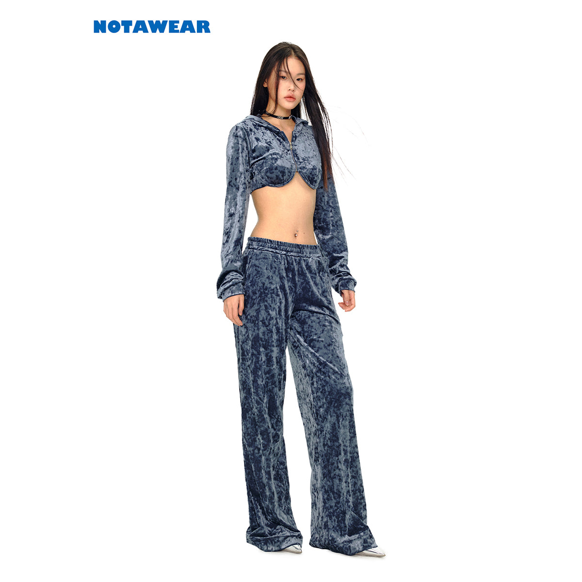 NotaWear Gradient Velvet Sweat Pants