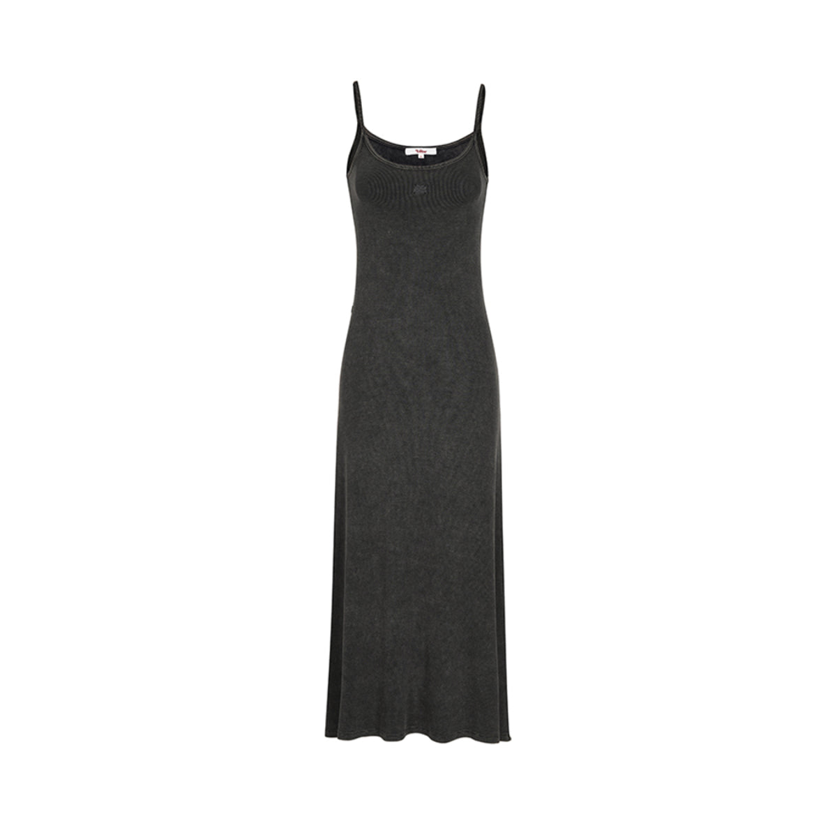 Liilou Athflow A-Line Halter Sling Dress Washed Grey