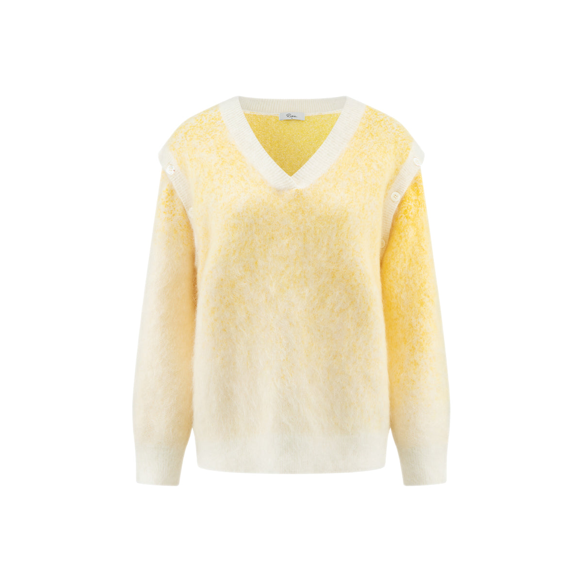 Rumia Rifle Gradient Sweater Yellow