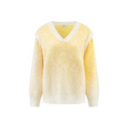 Rumia Rifle Gradient Sweater Yellow