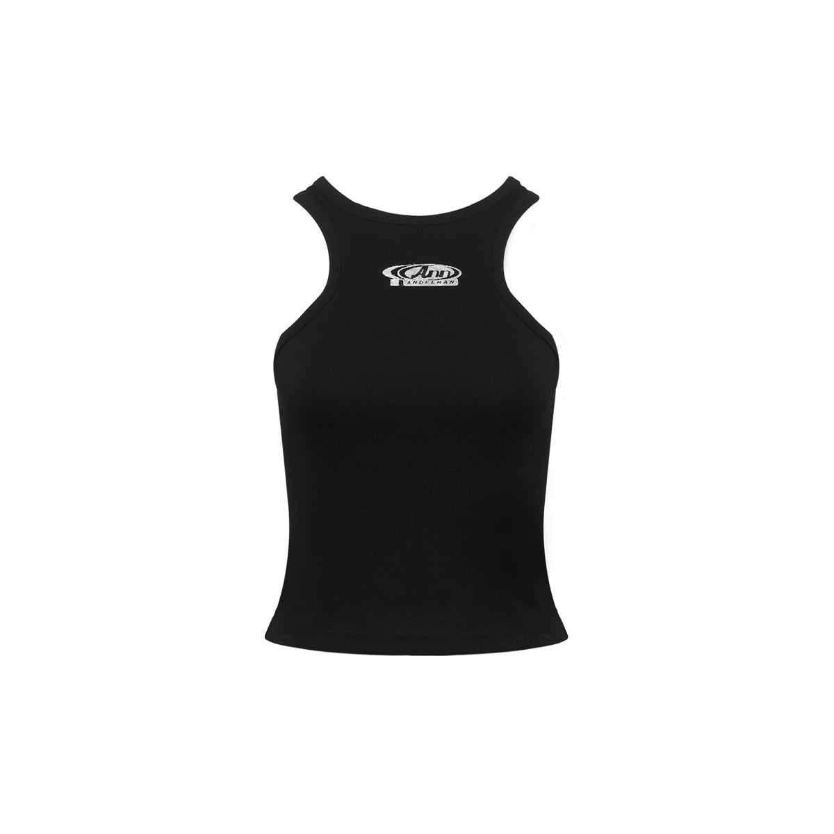 Ann Andelman Logo Printed Tank Vest Black