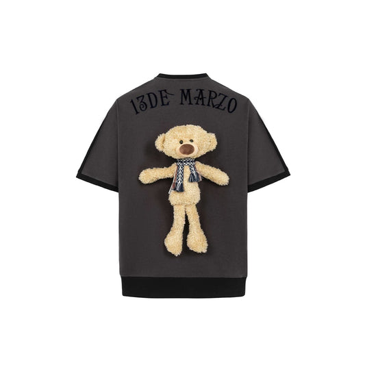 13De Marzo Bear Exotic T-shirt Black