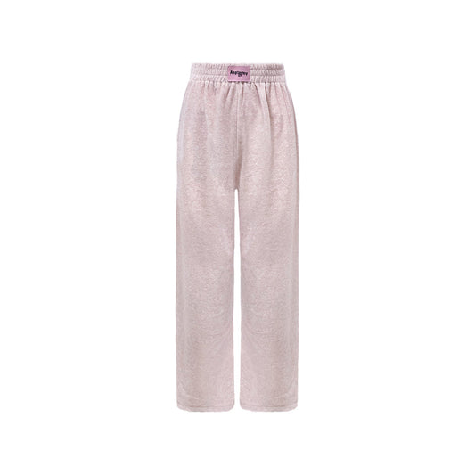 AsGony Super-Soft Casual Sweat Pants Pink