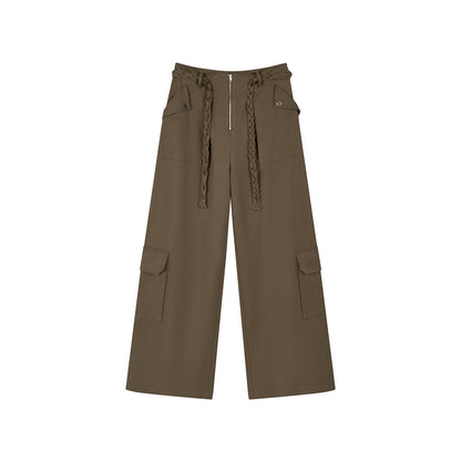 Via Pitti Vintage Big Pockets Cargo Pants Khaki