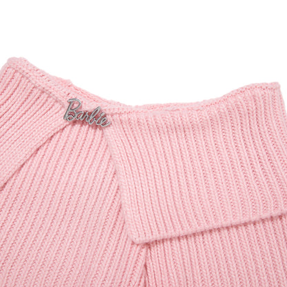 Weird Market X Barbie Logo Knit Shorts Pink