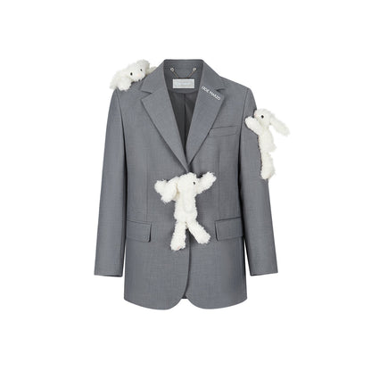 13De Marzo Doozoo Loose Suit Jacket Gray