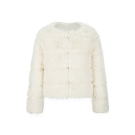 NotAwear Eco-Friendly Fur Jacket White