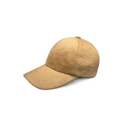 SomeSowe Logo Embroidery Woolen Cap Brown