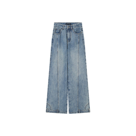 SomeSowe Deconstructed Waistline Oversized Jeans