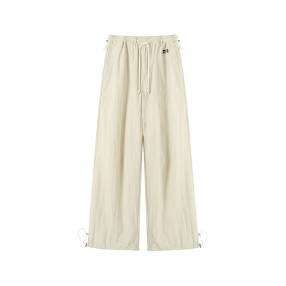 SomeSowe Cool Drawstring Cargo Pants Cream