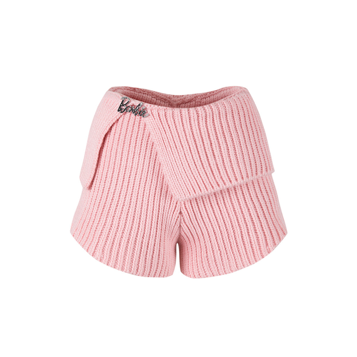 Weird Market X Barbie Logo Knit Shorts Pink