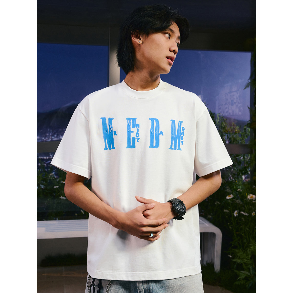 MEDM x Newmasus Aquarium Printed Logo Tee