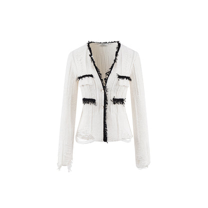 Rumia Simone Knitted Cardigan White