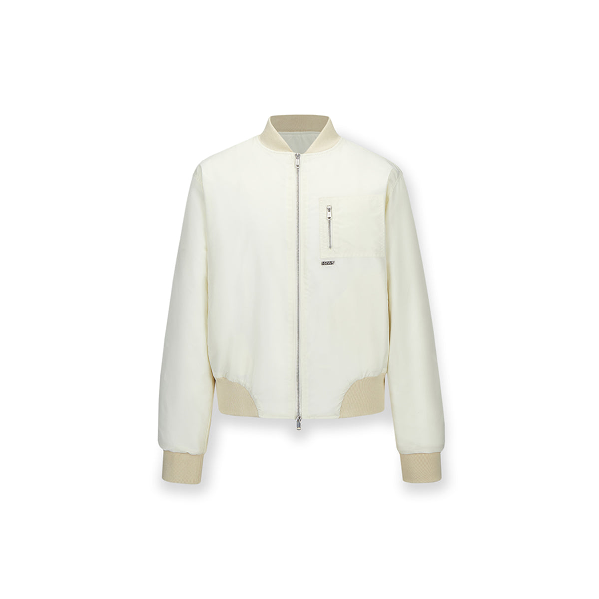 NotAwear Classic Nylon Bomber Jacket Cream