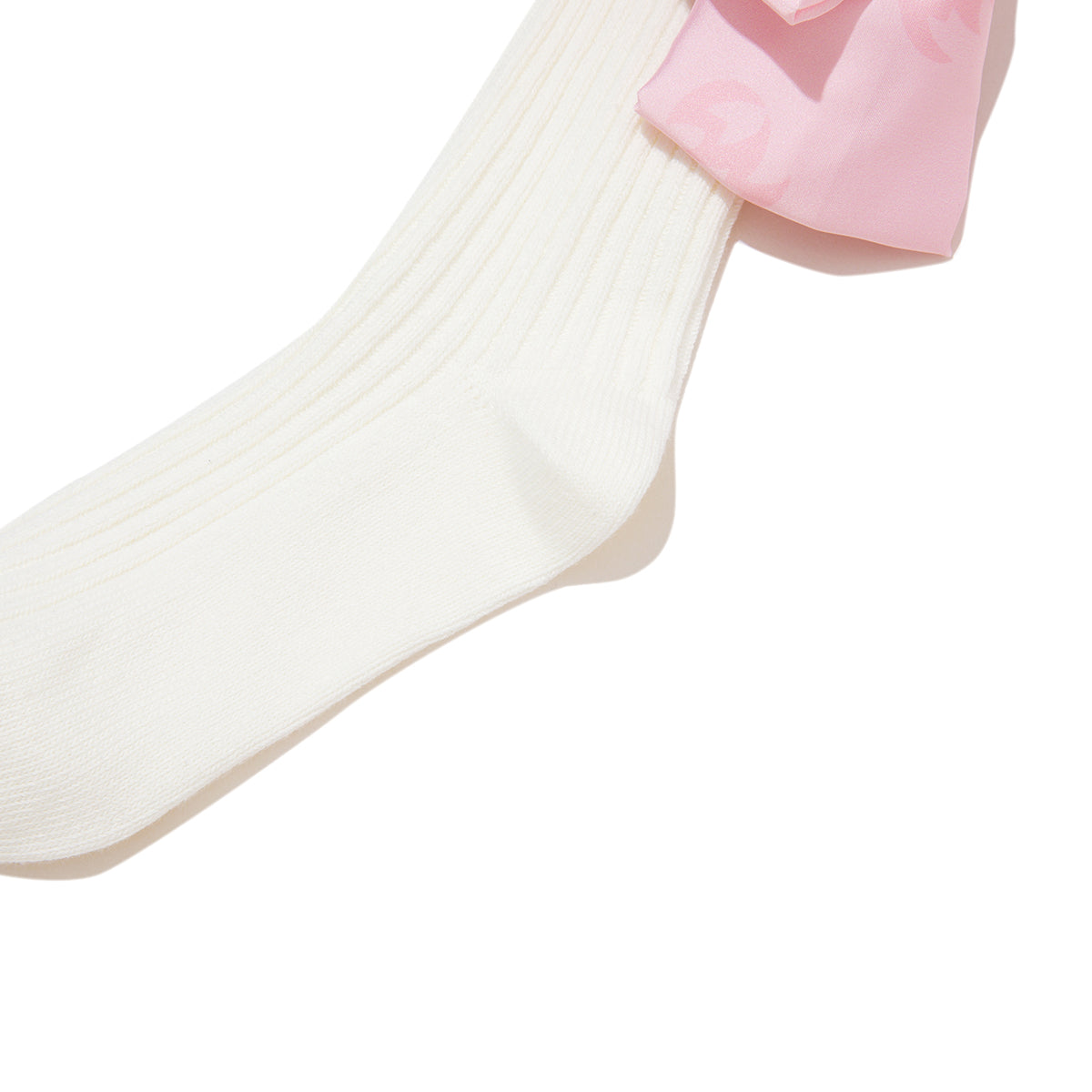 Weird Market X Barbie Logo Bowknot Socks Pink