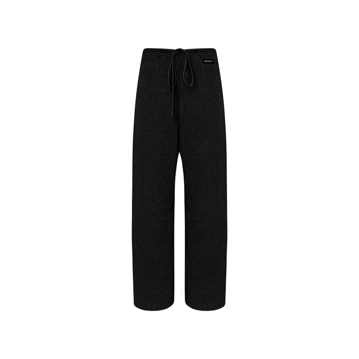 AsGony Casual High Waist Harem Pants Black