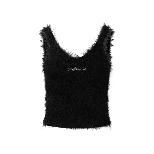 Jac Fleurant Logo Embroidery Vest Black