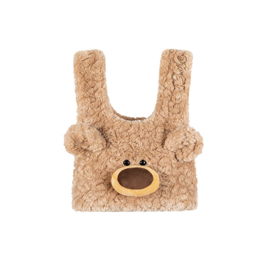 13De Marzo Doozoo Fuzzy Bag Khaki