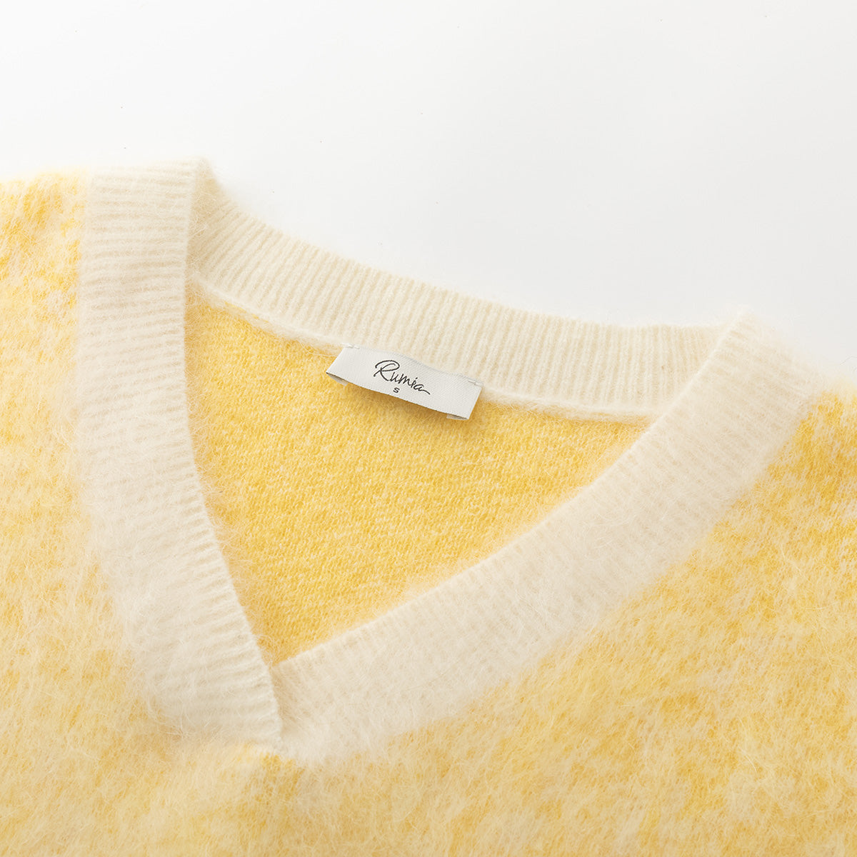 Rumia Rifle Gradient Sweater Yellow