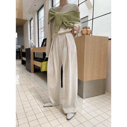 Rumia Lucille Velvet Pants White