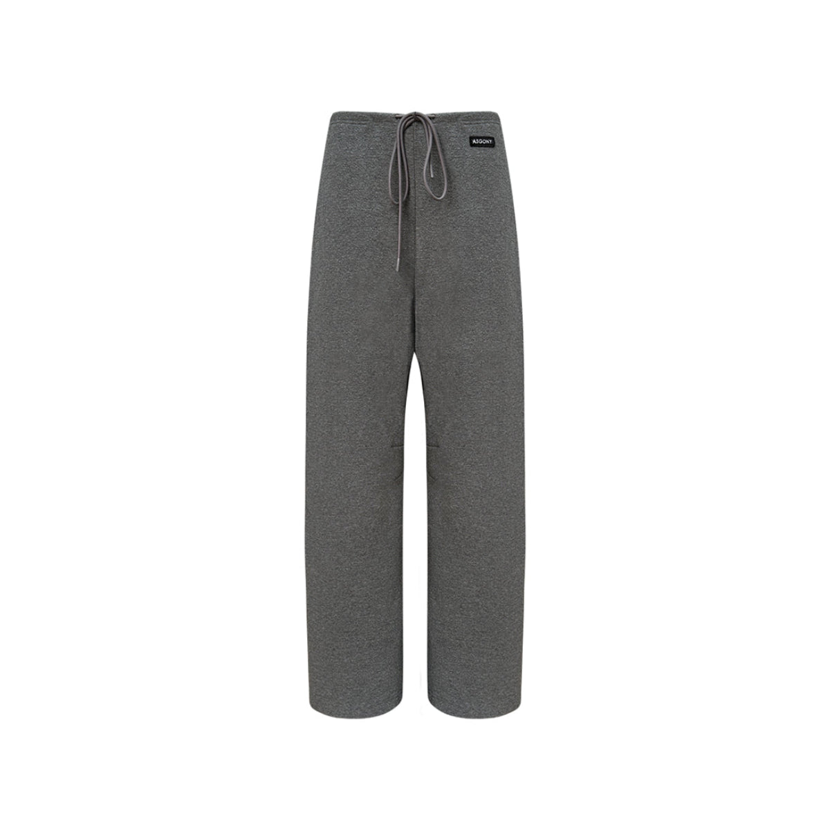 AsGony Casual High Waist Harem Pants Grey