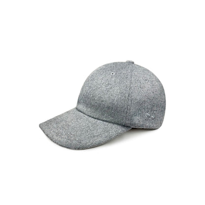 SomeSowe Logo Embroidery Woolen Cap Grey