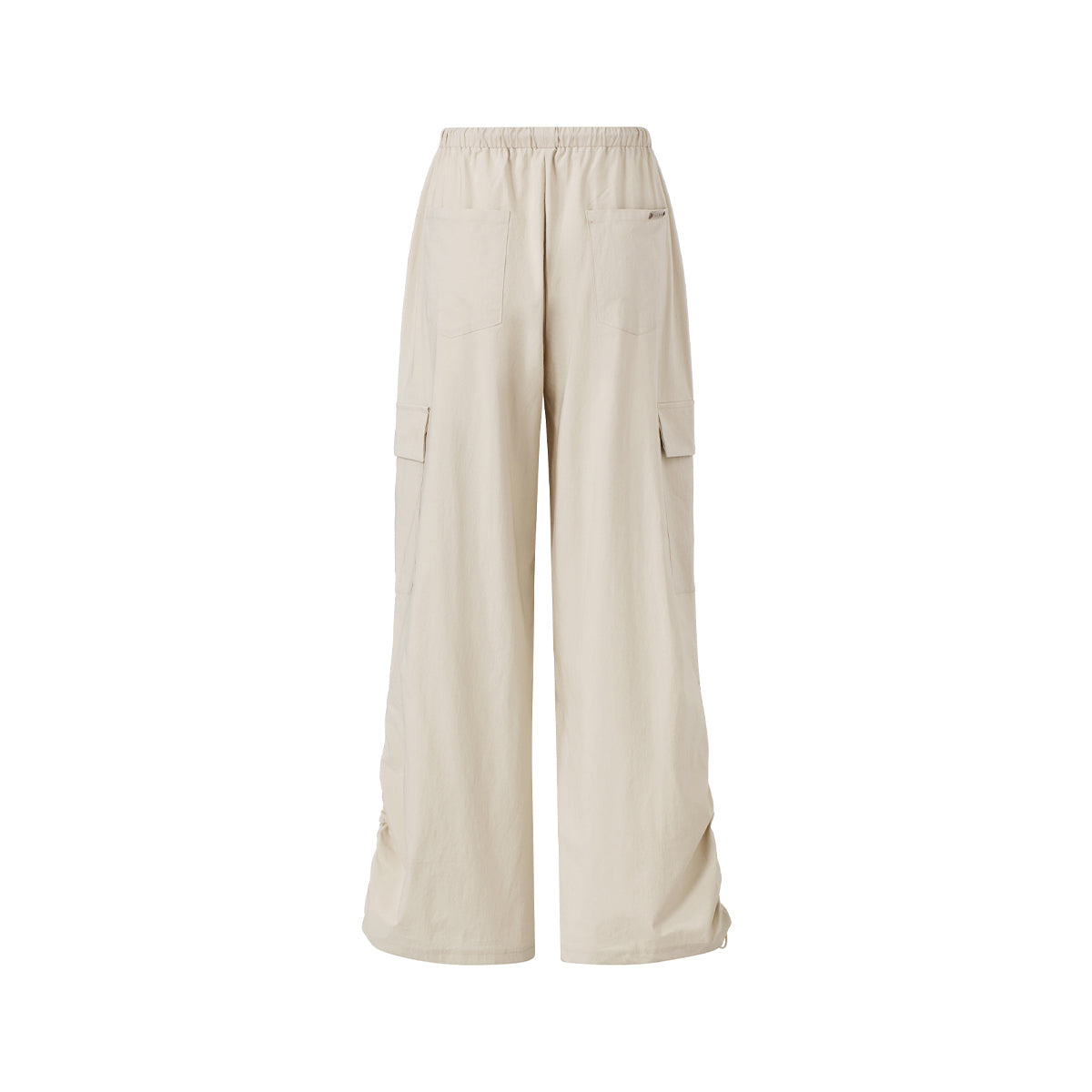 MacyMccoy Ruched Wide-Leg Cargo Pants Khaki