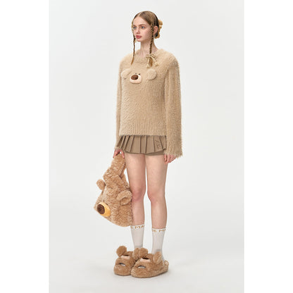 13De Marzo Doozoo Fuzzy Bag Khaki