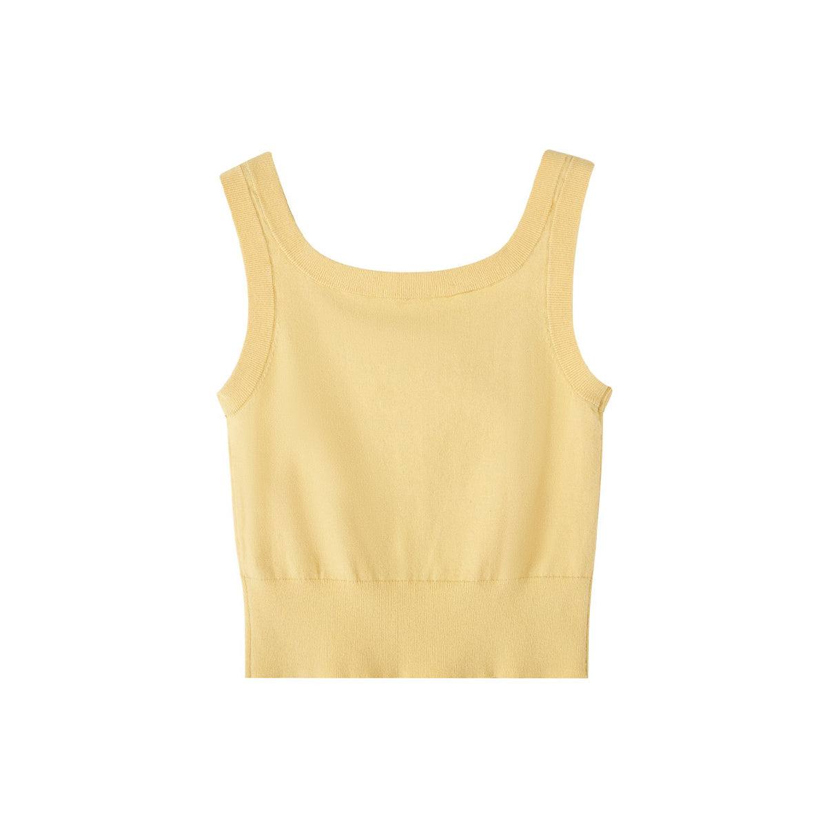 SomeSowe Sequin Cherry Knit Vest Yellow