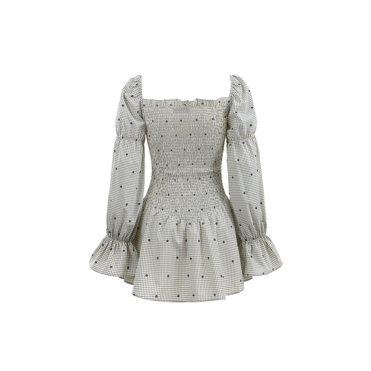 Via Pitti Off-Shoulder Polka-Dot Dress