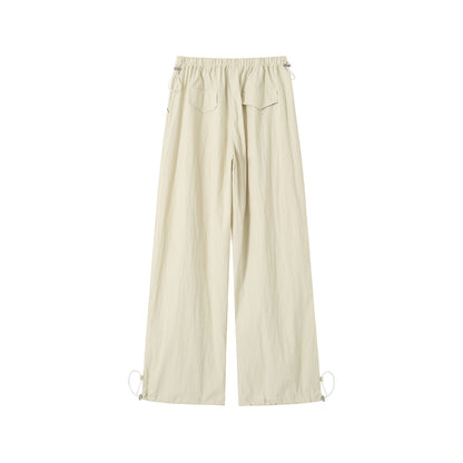 SomeSowe Cool Drawstring Cargo Pants Cream