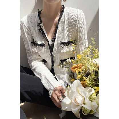 Rumia Simone Knitted Cardigan White