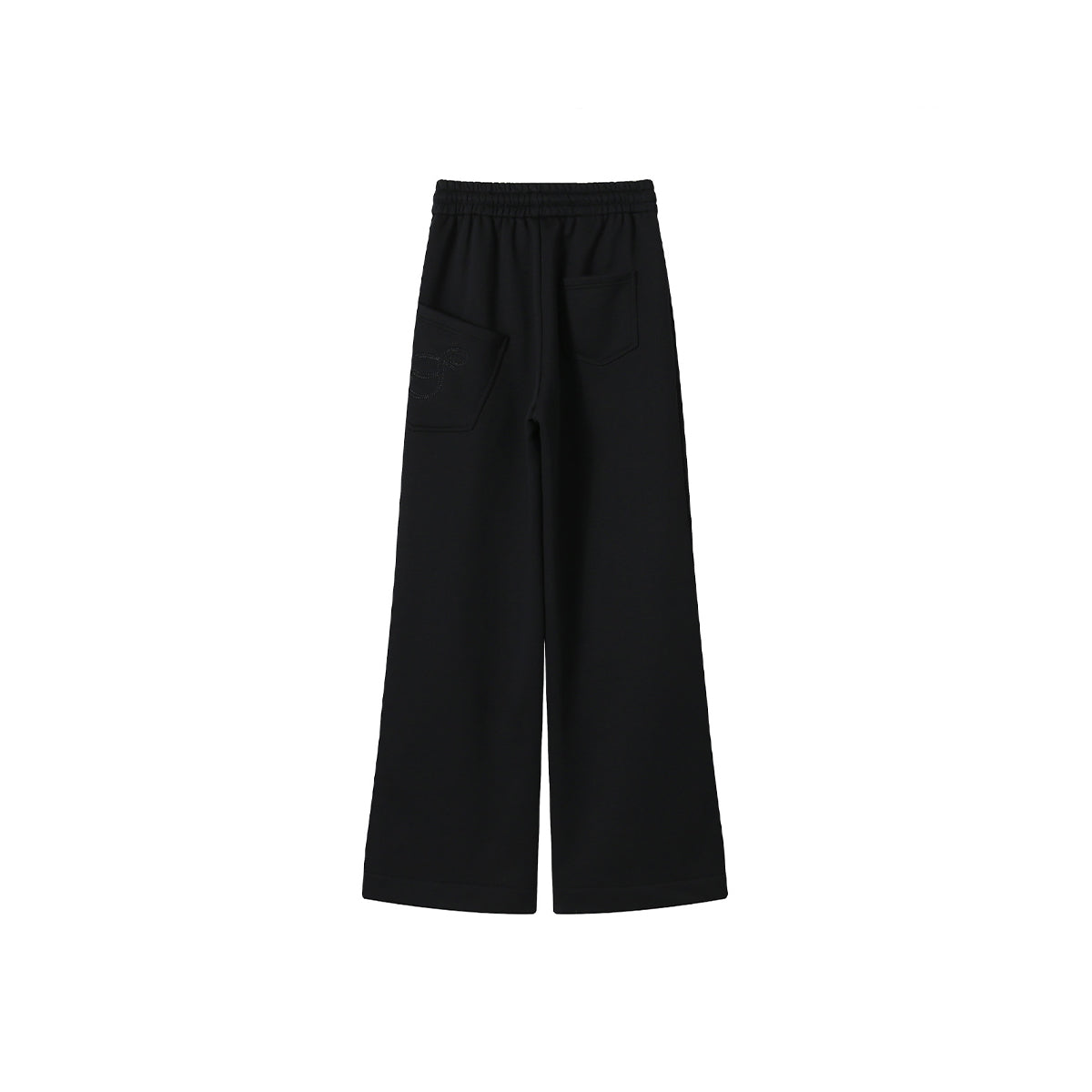 SomeSowe Cutting Casual Sweatpants Black