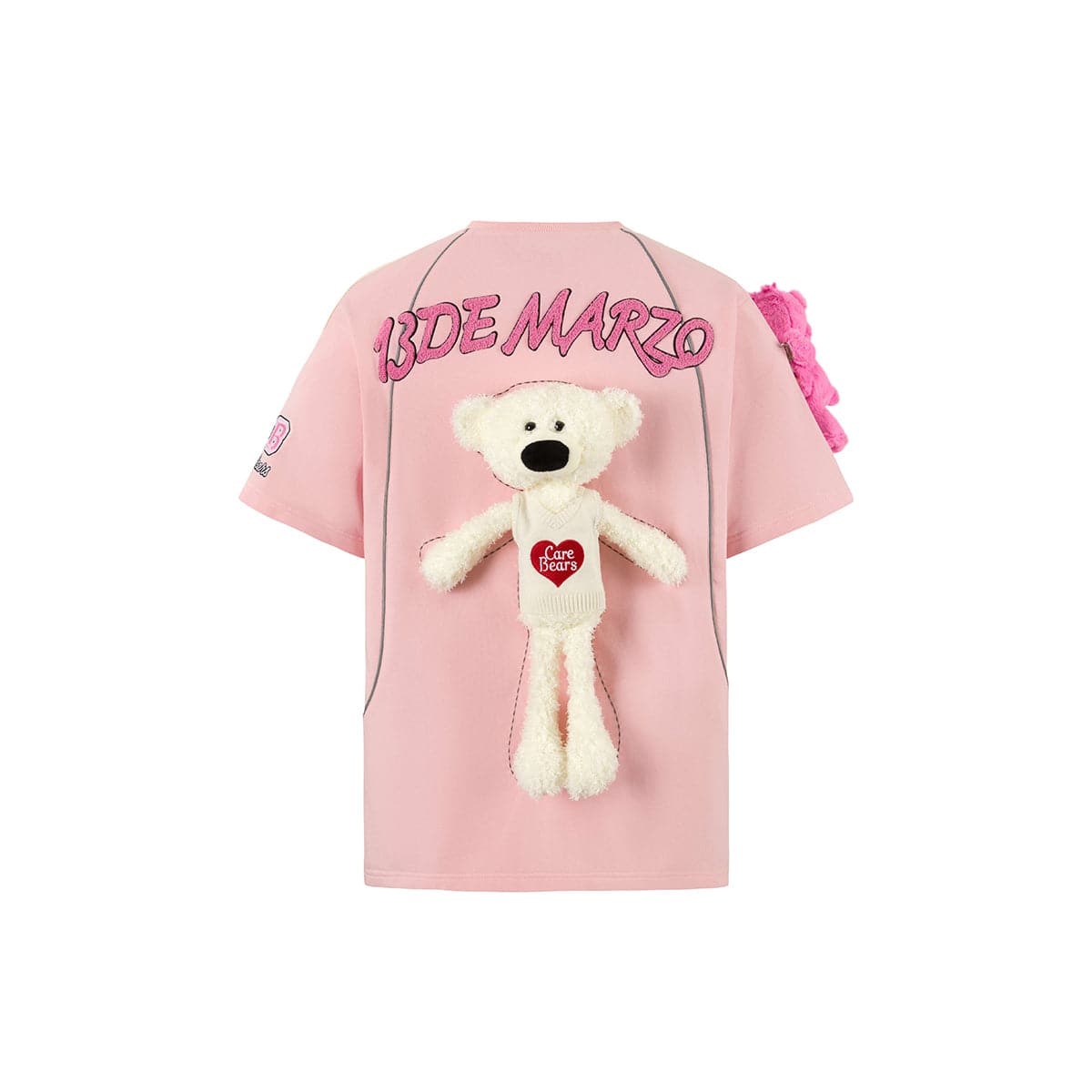 13De Marzo X Care Bears Hug Squad Tee Pink