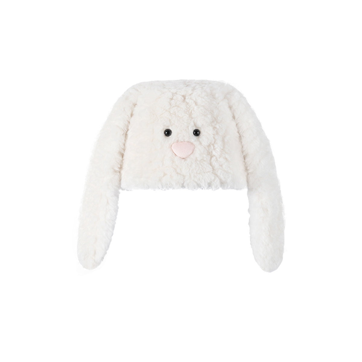 13De Marzo Rabbit Doll Fuzzy Bucket Hat White