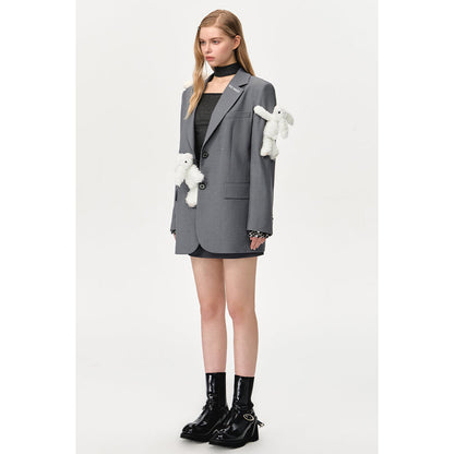 13De Marzo Doozoo Loose Suit Jacket Gray