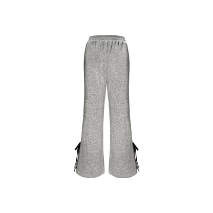 AsGony Bow-Knot Casual Sweat Pants