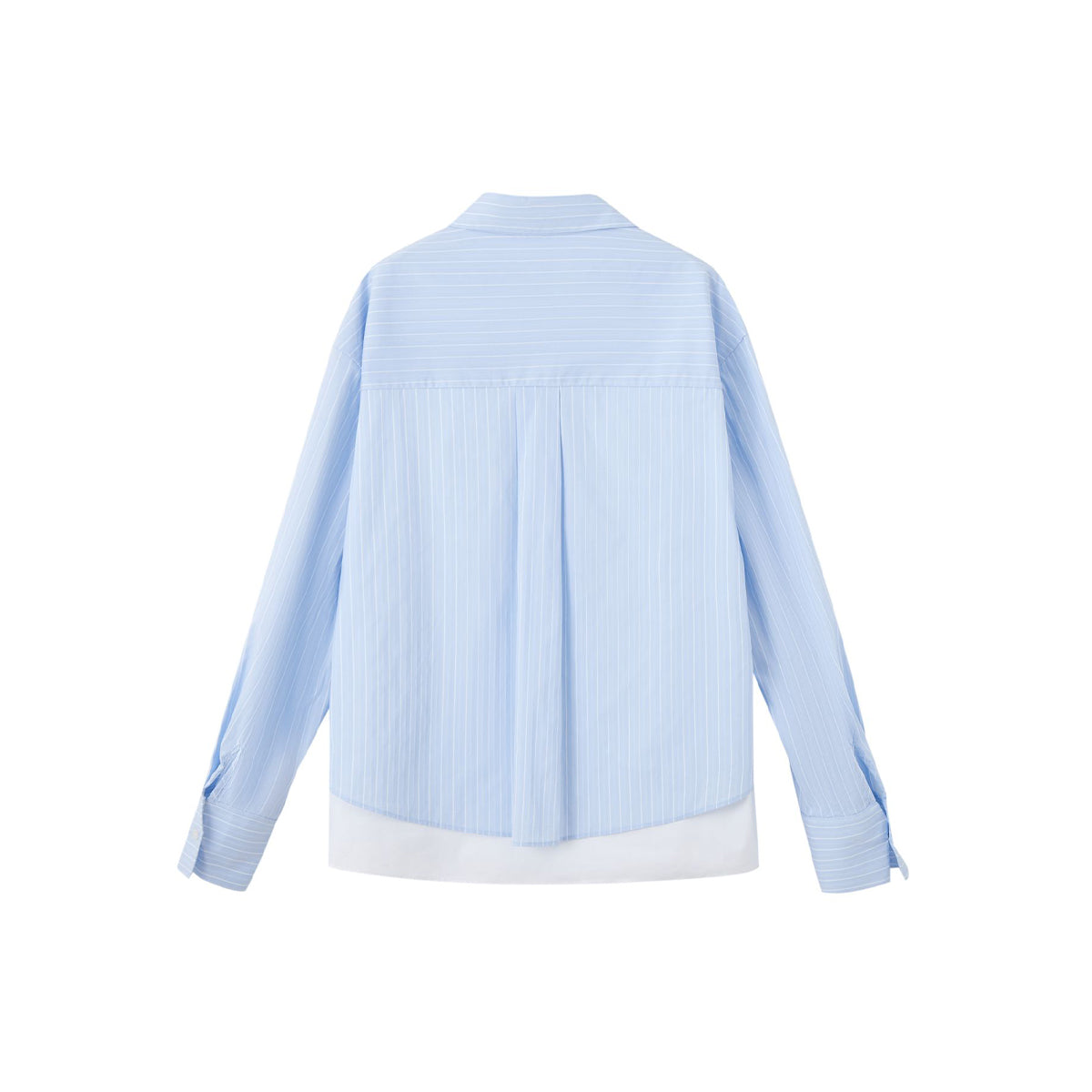 SomeSowe Folded Silhouette Striped Shirt