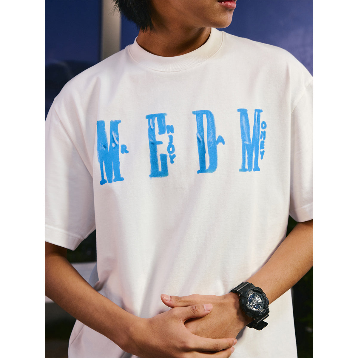 MEDM x Newmasus Aquarium Printed Logo Tee