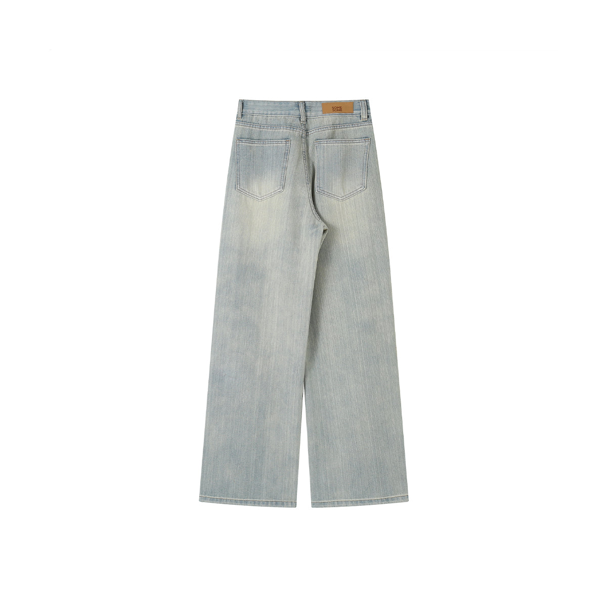 SomeSowe Vintage Distressed Straight Leg Jeans