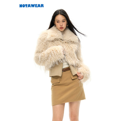 NotAwear Eco-Friendly Fur Short Jacket