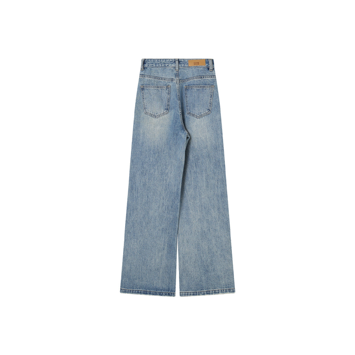 SomeSowe Deconstructed Waistline Oversized Jeans